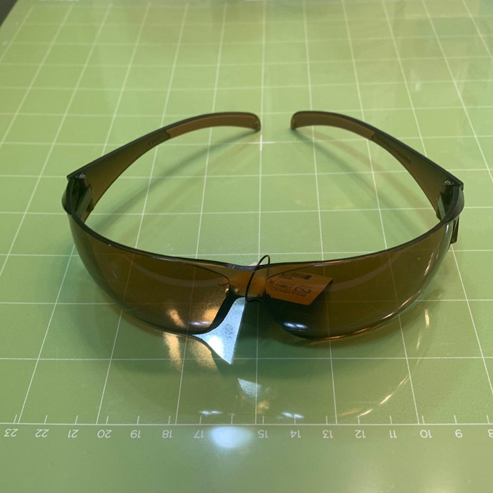 Carhartt Billings Safety Glasses Sandstone Bronze Temples Sandstone Bronze Lens